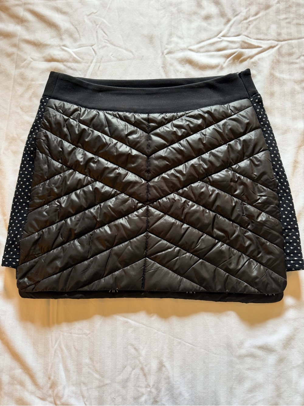 Krimson Klover women’s Quilted Black Winter Skirt.